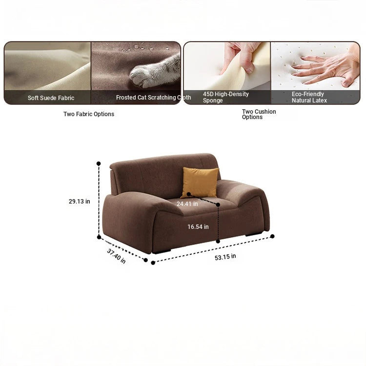 Luxurious Pine Down Techno Fabric Sofa – Stylish Comfort for Modern Living Rooms hly-3035