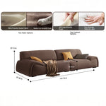 Luxurious Pine Down Techno Fabric Sofa – Stylish Comfort for Modern Living Rooms hly-3035