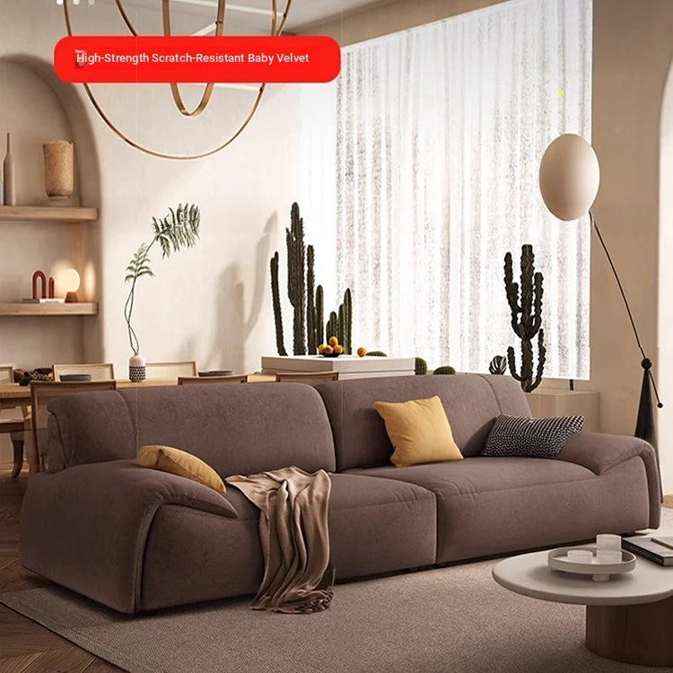 Luxurious Pine Down Techno Fabric Sofa – Stylish Comfort for Modern Living Rooms hly-3035