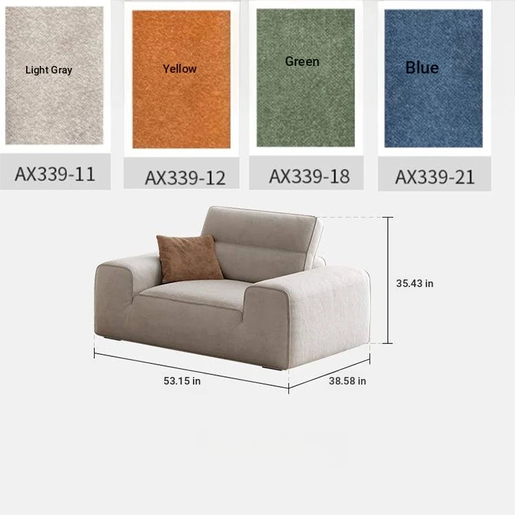 Elegant Pine Solid Wood Sofa with Cotton Stuffing & Techno Fabric – Modern Comfort for Your Living Room hly-3036