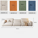 Elegant Pine Solid Wood Sofa with Cotton Stuffing & Techno Fabric – Modern Comfort for Your Living Room hly-3036