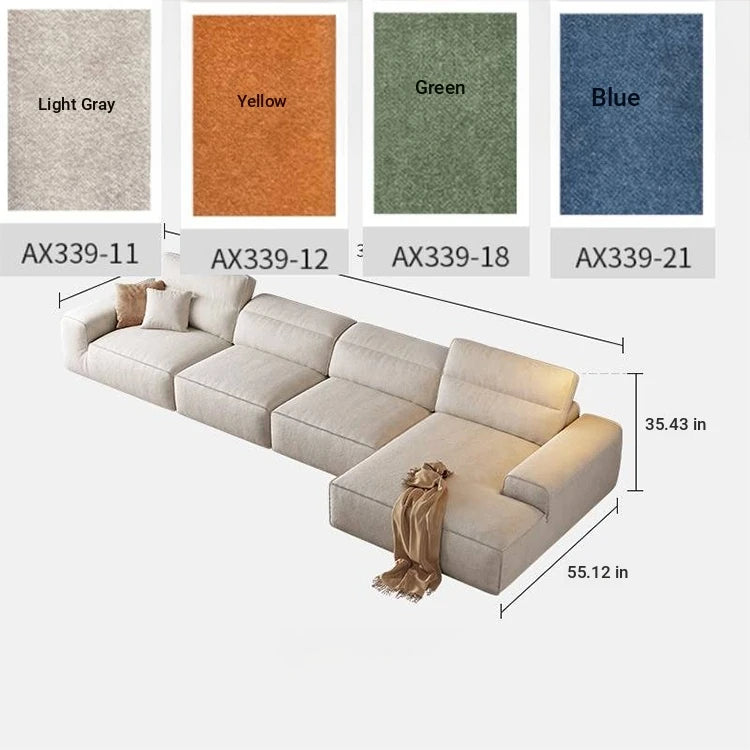 Elegant Pine Solid Wood Sofa with Cotton Stuffing & Techno Fabric – Modern Comfort for Your Living Room hly-3036