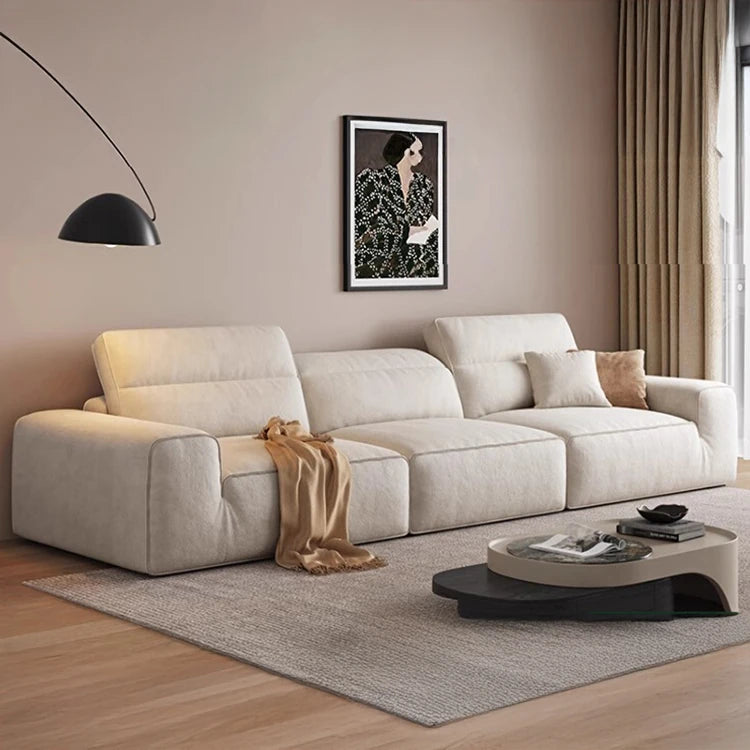 Elegant Pine Solid Wood Sofa with Cotton Stuffing & Techno Fabric – Modern Comfort for Your Living Room hly-3036