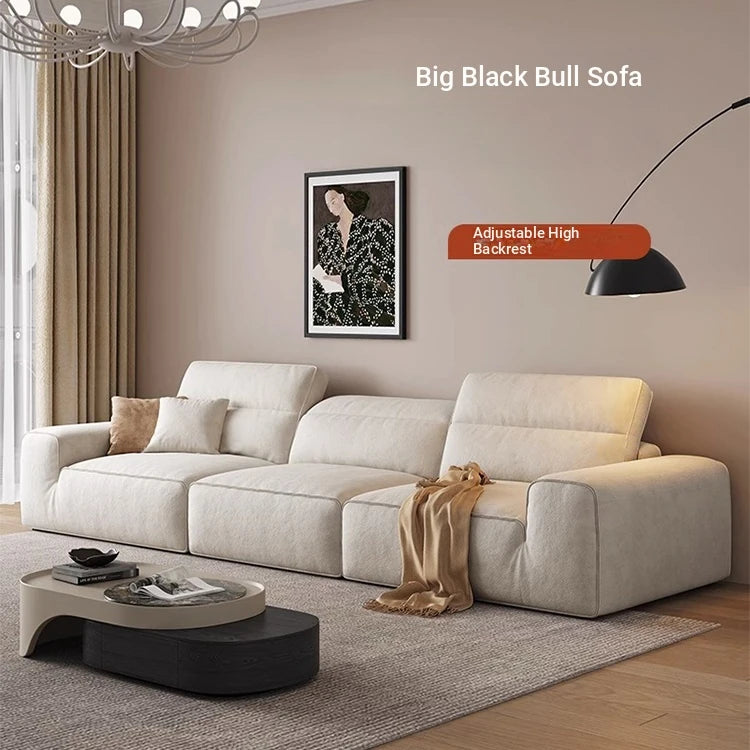 Elegant Pine Solid Wood Sofa with Cotton Stuffing & Techno Fabric – Modern Comfort for Your Living Room hly-3036