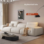 Elegant Pine Solid Wood Sofa with Cotton Stuffing & Techno Fabric – Modern Comfort for Your Living Room hly-3036