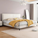 Modern Faux Leather Bed with Stylish Headboard – Chic Bedroom Furniture for Ultimate Comfort hlyj-3142