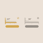 Charming Rubber Wood Pine Bed Frame in Natural Finish - Perfect for Any Bedroom Decor hmak-241