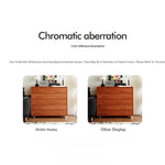 Modern Ash Wood Drawer Cabinet with Stainless Steel Handles – Sleek Storage Solution hmr-4763