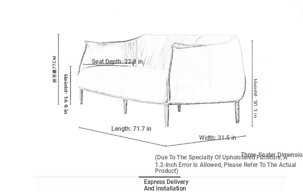 Stylish Scratch-Resistant Fabric Chair for Modern Living Rooms - Luxurious Comfort & Chic Design hmr-4765