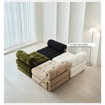 Luxury Convertible Lounge Chair with Soft Chenille Techno Fabric - Perfect for Relaxation and Sleep hmr-4767