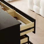 Elegant Ash Wood Cabinet with Modern Design - Stylish Storage Solution for Any Room hmr-4771