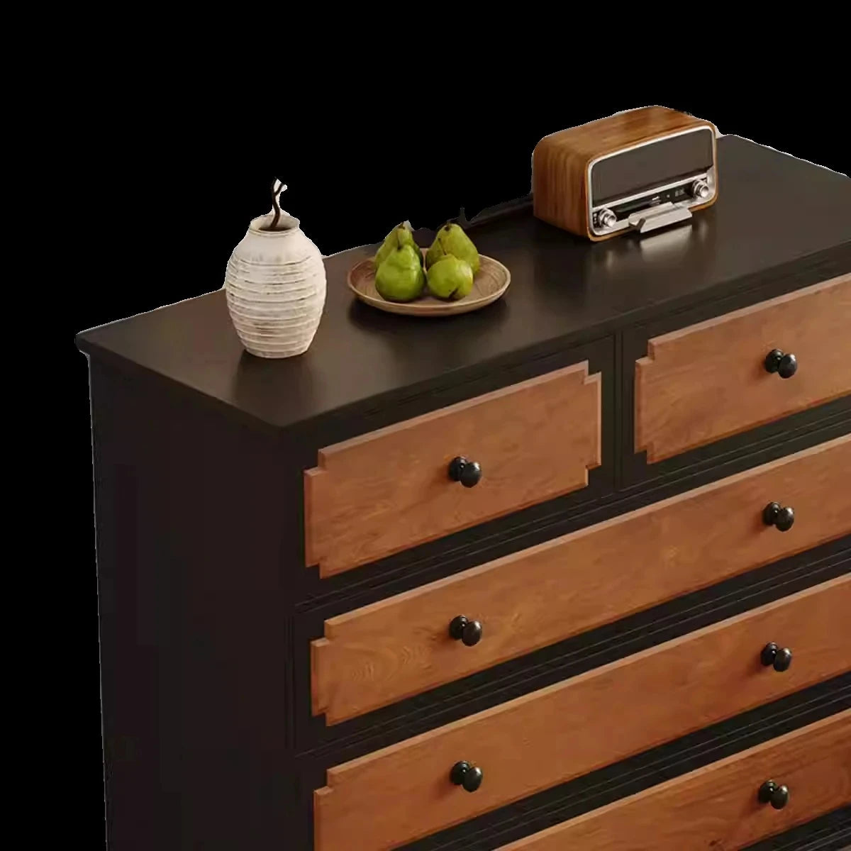 Elegant Ash Wood Cabinet with Modern Design - Stylish Storage Solution for Any Room hmr-4771