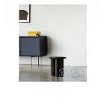 Modern Pine Coffee Table – Stylish Round Accent Table for Living Room & Bedroom hmr-4772