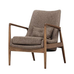 Stylish Ash Wood Armchair with Cotton-Linen Upholstery – Perfect for Modern Living Spaces hmr-4775