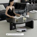 Stylish Ash Wood Coffee Table with Modern Design for Living Room Decor hmr-4778