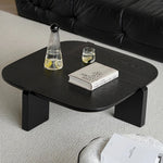 Stylish Ash Wood Coffee Table with Modern Design for Living Room Decor hmr-4778