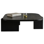 Stylish Ash Wood Coffee Table with Modern Design for Living Room Decor hmr-4778