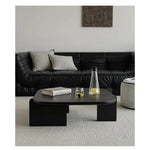 Stylish Ash Wood Coffee Table with Modern Design for Living Room Decor hmr-4778