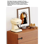 Stylish Ash Wood Cabinet with Sleek Design - 4 Drawer Dresser for Modern Living Spaces hmr-4783