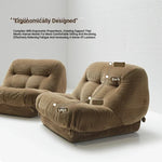 Luxury Corduroy Pine Lounge Chair Set – Stylish Comfort for Your Living Space hmr-4784