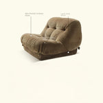 Luxury Corduroy Pine Lounge Chair Set – Stylish Comfort for Your Living Space hmr-4784