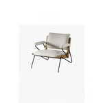 Stylish Oak and Cotton-Linen Accent Chair for Modern Living Spaces hmr-4785