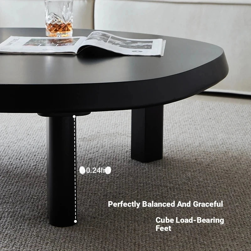 Stylish Ash Wood Coffee Table with Spacious Top - Perfect for Modern Living Rooms hmr-4787