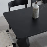 Stylish Ash Wood Dining Table - Modern Design for Elegant Home Interiors hmr-4789