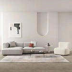 Stylish Oak Density Board Coffee Table - Modern Round Design for Living Room Elegance hmr-4799