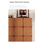 Stylish Ash Wood Bedside Cupboard - Modern Storage Solution for Your Home hmr-4803
