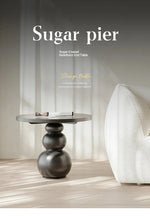 Stylish Ash Wood Coffee Table with Modern Design - Perfect for Living Room Décor hmr-4807