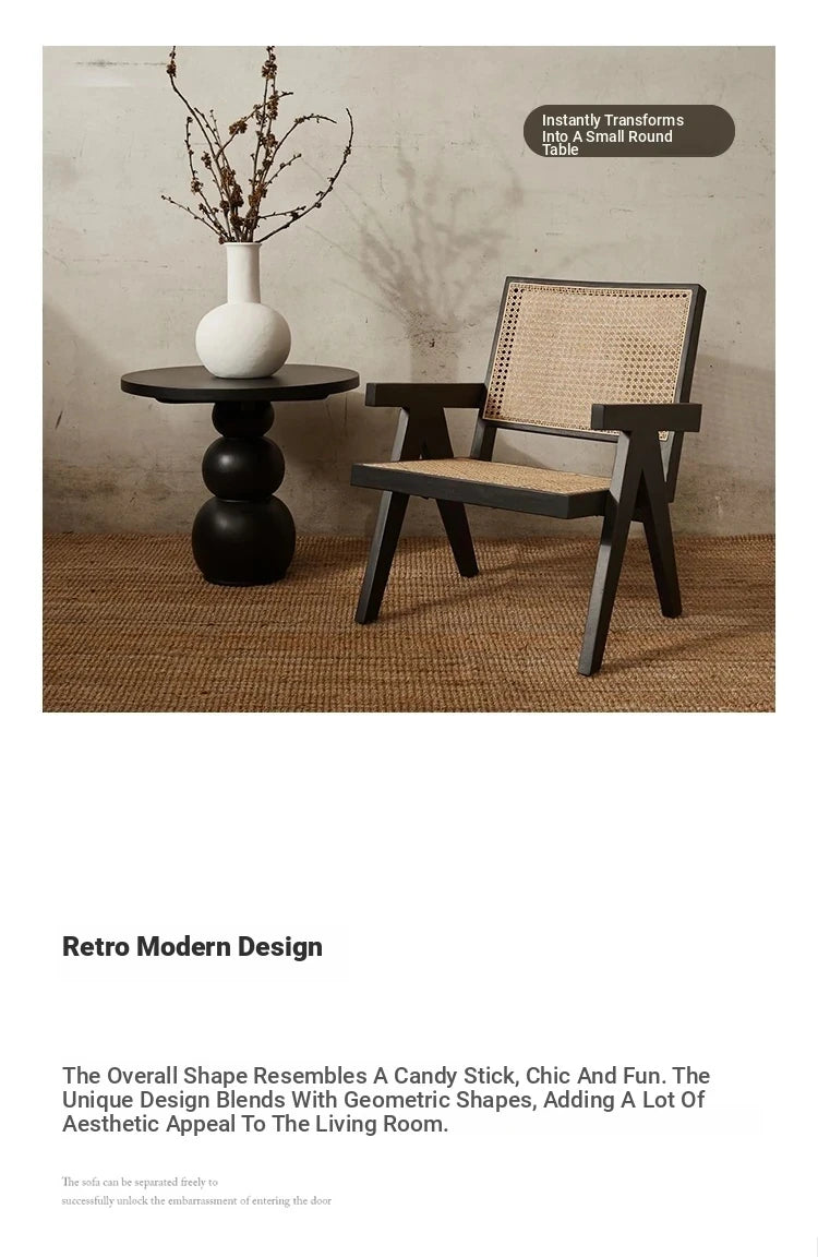 Stylish Ash Wood Coffee Table with Modern Design - Perfect for Living Room Décor hmr-4807