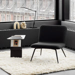 Sleek Oak Storage Rack with Stylish Book Holder - Modern Furniture for Home or Office hmr-4809