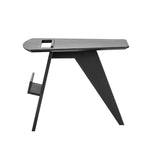 Sleek Oak Storage Rack with Stylish Book Holder - Modern Furniture for Home or Office hmr-4809