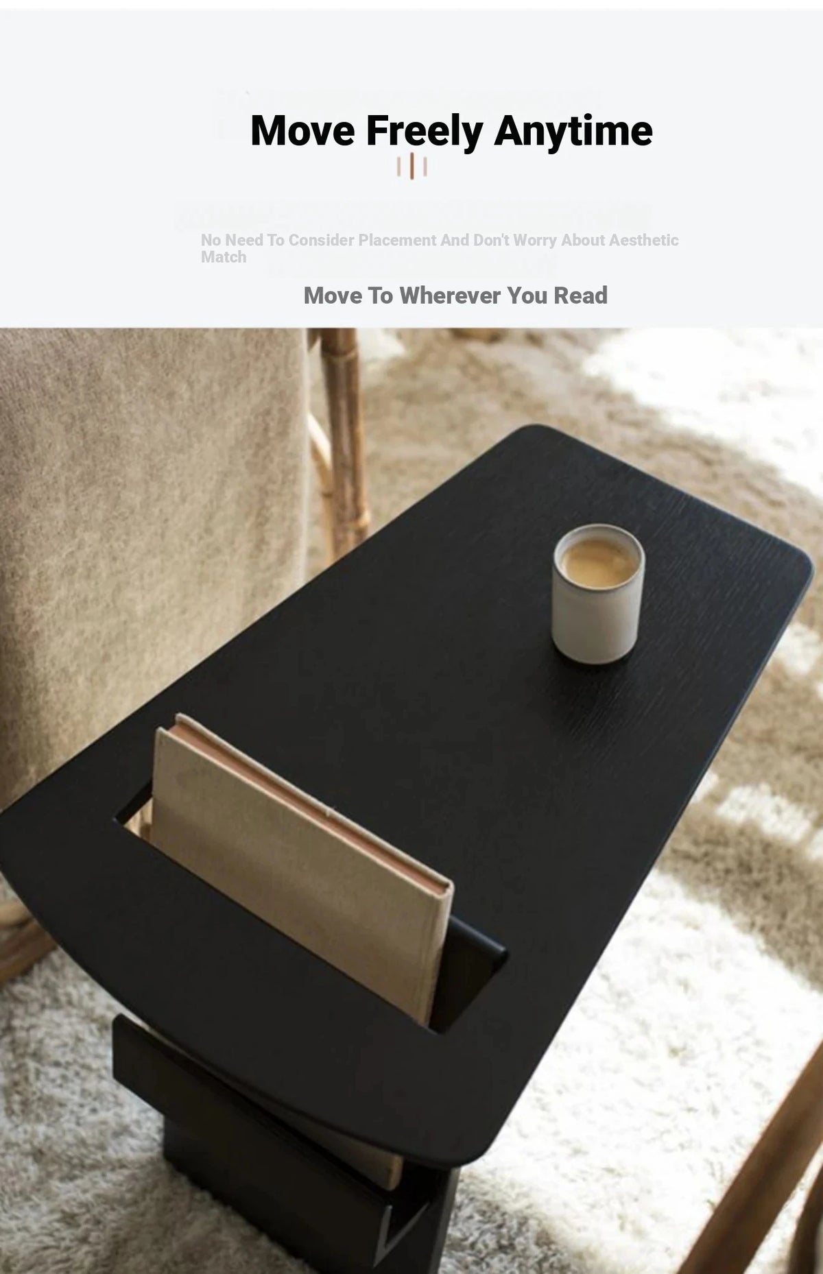 Sleek Oak Storage Rack with Stylish Book Holder - Modern Furniture for Home or Office hmr-4809