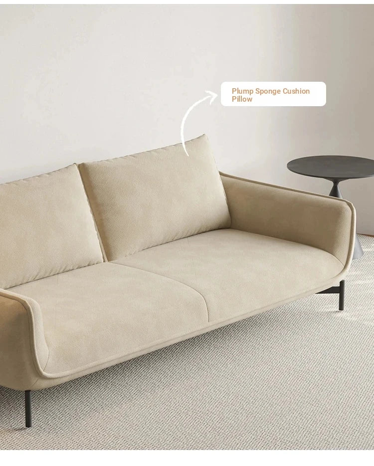Stylish Techno Fabric Sofa with Pine Stainless Frame - Modern Comfort for Your Living Space hmr-4810