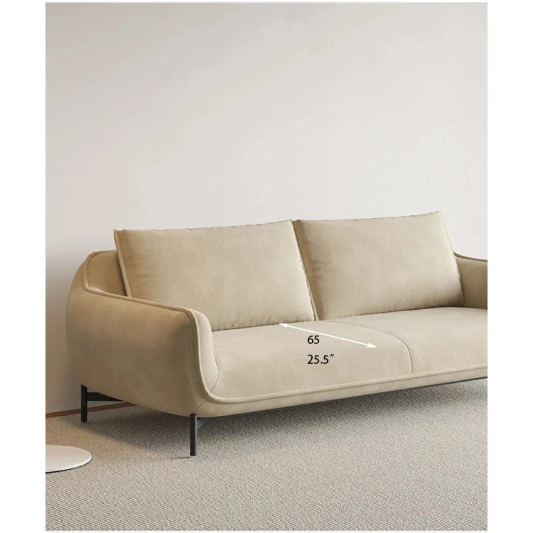Stylish Techno Fabric Sofa with Pine Stainless Frame - Modern Comfort for Your Living Space hmr-4810