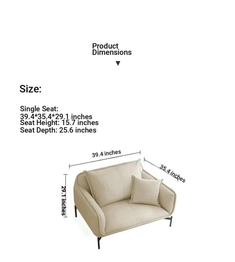 Stylish Techno Fabric Sofa with Pine Stainless Frame - Modern Comfort for Your Living Space hmr-4810