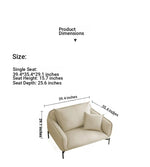 Stylish Techno Fabric Sofa with Pine Stainless Frame - Modern Comfort for Your Living Space hmr-4810