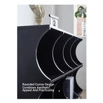 Modern Ash Wood & Stainless Steel Storage Rack - Stylish Organizing Solution for Home & Office hmr-4811