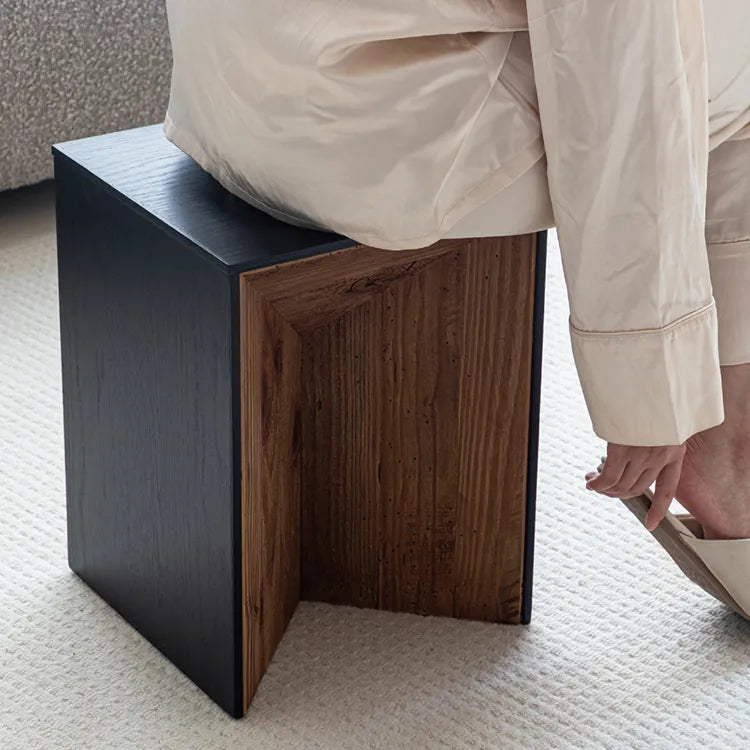 Modern Pine Wood Side Table - Sleek Design and Versatile Functionality hms-4049