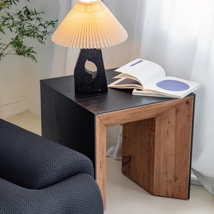 Modern Pine Wood Side Table - Sleek Design and Versatile Functionality hms-4049