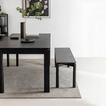 Modern Ash Wood Dining Table Set - Sleek Design for Stylish Dining Spaces hms-4054