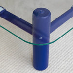 Stylish Tempered Glass & Ash Wood Coffee Table - Modern Rectangular Design for Living Room Décor hms-4057