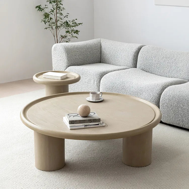 Modern Round Coffee Table with Sleek Ceramic Sintered Stone Top – Perfect for Contemporary Living Rooms hms-4058