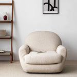 Luxury Solid Wood Armchair with Plush Upholstery - Perfect for Living Rooms hms-4064