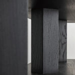 Sleek Ash Wood Storage Rack - Multi-layer Board Shelving for Modern Spaces hms-4066