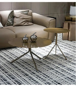 Stylish Stainless Steel Coffee Table - Modern Design with Elegant Finish for Living Room Decor hmsf-4665