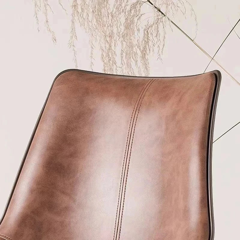 Stylish GFRP & PU Leather Dining Chair - Modern Design for Elegant Spaces hmsf-4666