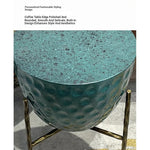 Stylish Trio of Modern Coffee Tables in Vibrant Metallic Finishes – Perfect for Any Living Space hmsf-4678